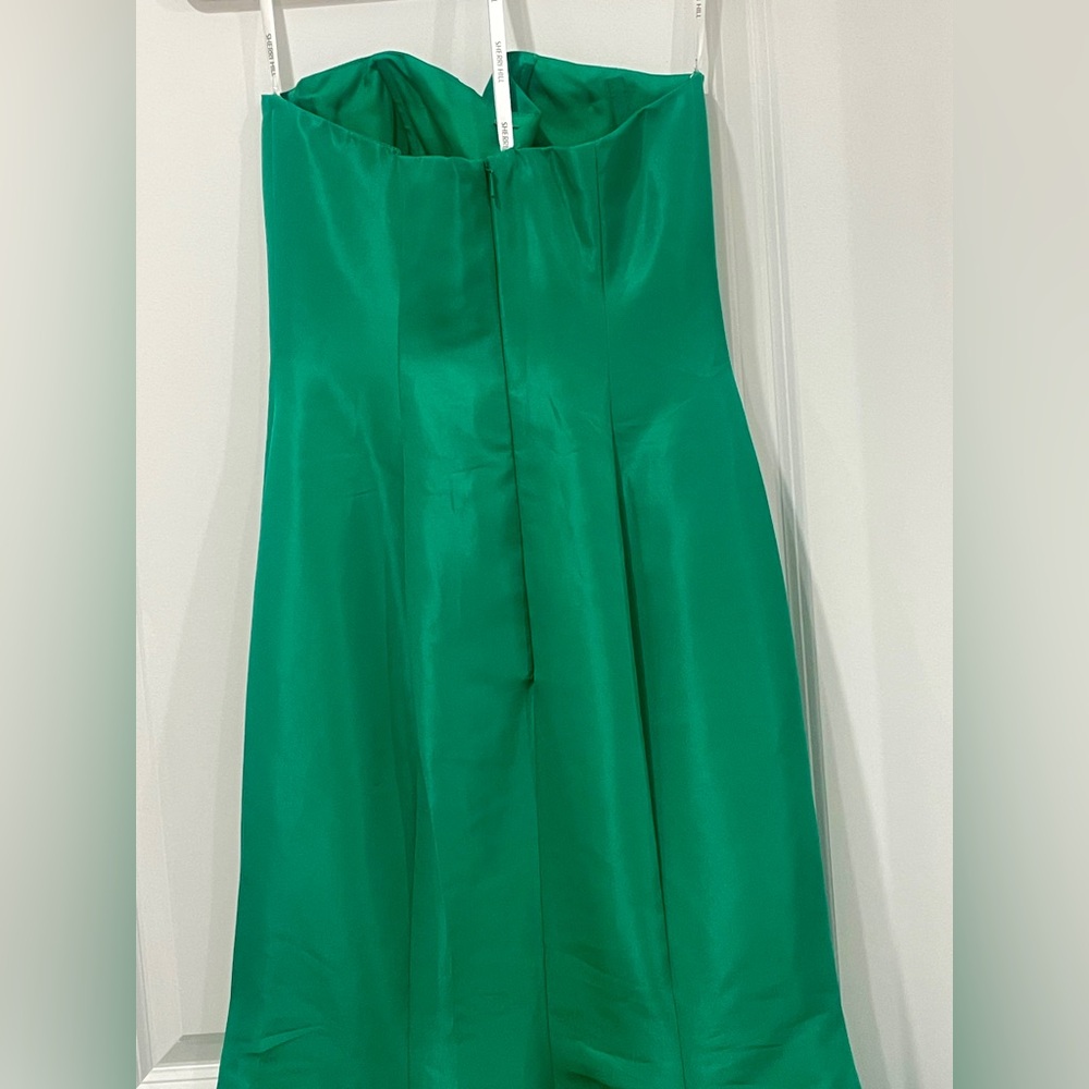 Sherri Hill Strapless Green Dress - Picture 4 of 7